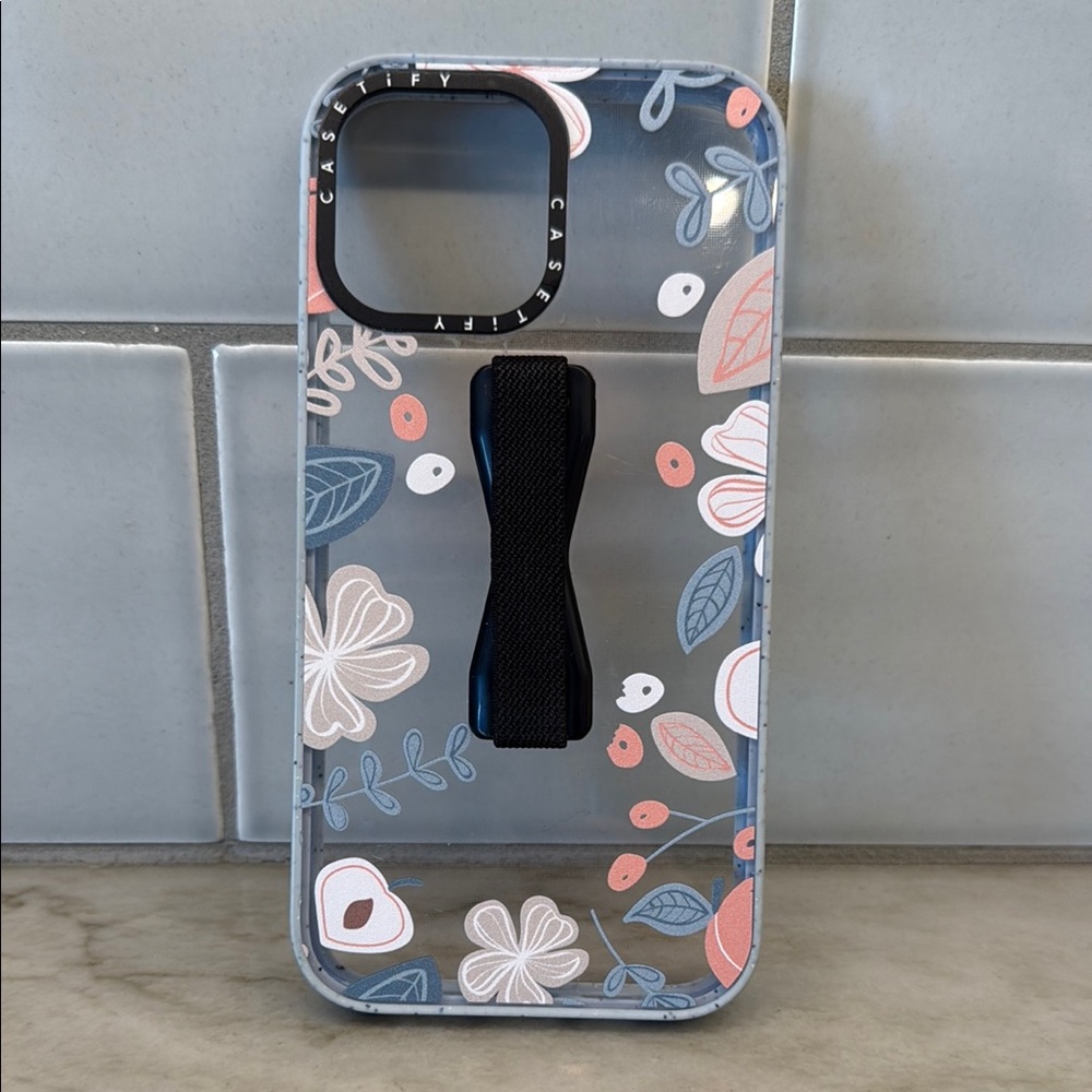 Casetify Impact iPhone 13 Pro Max Case-Peach Blossoms